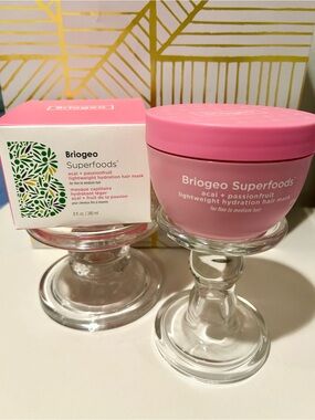 ✨ Briogeo Superfoods Açaí + Passionfruit Lightweight Hydration Hair Mask | NIB